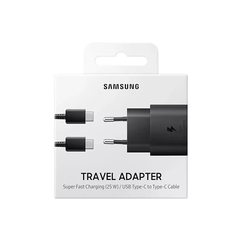 Samsung EP-TA800NBEG voeding/oplader indoor/outdoor 25 W zwart