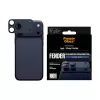 Camerabeschermingsglas PanzerGlass Fender Deep Blue voor iPhone 17 Pro Max, silicone, kras- en stootvast
