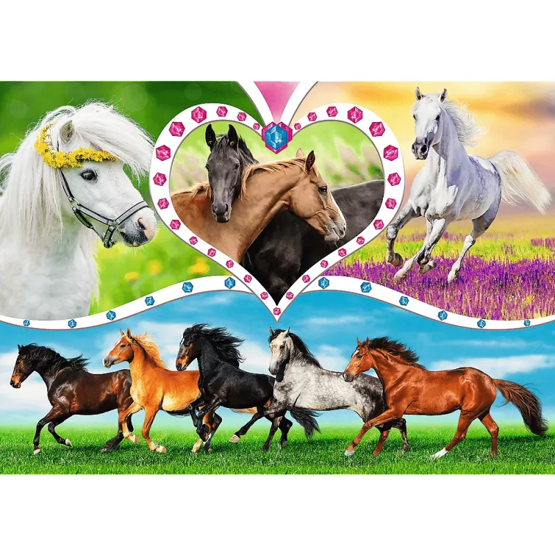 Trefl Puzzel 200 stukjes, Mooie paarden (13248)