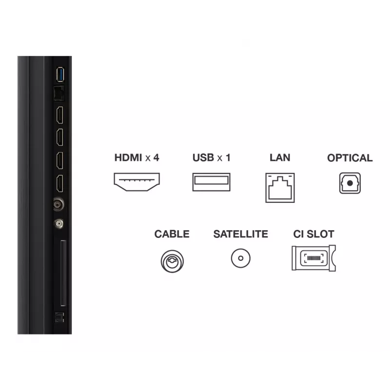 TCL Q6C 85Q6C tv 2,16 m (85 inch) 4K Ultra HD smart-tv Wi-Fi metallic