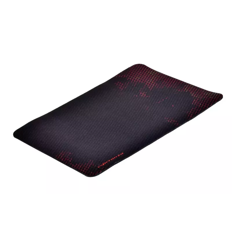 Muispad ESPERANZA EGP101R — gamingpolyester, maat S 250×200×2 mm, antislipbasis, oranje gemusterd oppervlak