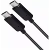 USB-C-kabel TB AKTBXKUCC2SI10B, 1 m, siliconen omhulsel, zwart
