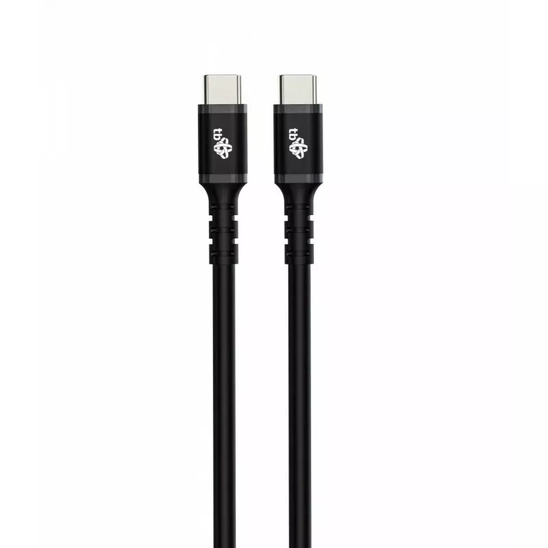 USB-C-kabel TB AKTBXKUCC2SI10B, 1 m, siliconen omhulsel, zwart