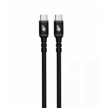 USB-C-kabel TB AKTBXKUCC2SI10B, 1 m, siliconen omhulsel, zwart