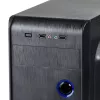 Akyga AK939BL midi-tower pc-behuizing, ATX / Micro-ATX / Mini-ITX, 2x USB 2.0, zonder voeding, zwart
