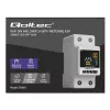 Eenfasige energieverbruiksmeter QOLTEC 50981 DIN35 230V 50Hz