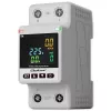 Eenfasige energieverbruiksmeter QOLTEC 50981 DIN35 230V 50Hz