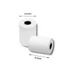 Thermische kassarollen QOLTEC 57 x 30 mm 55 g/m² BPA-vrij, kern 17 mm, 10 stuks