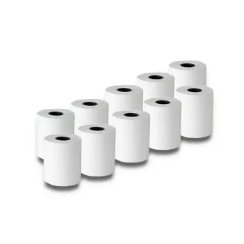 Thermische kassarollen QOLTEC 57 x 30 mm 55 g/m² BPA-vrij, kern 17 mm, 10 stuks