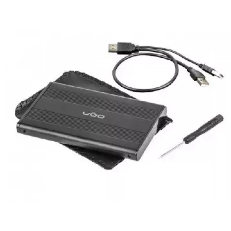 HDD/SSD-behuizing uGo Marapi S120 zwart 2,5 inch