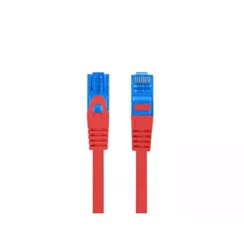 LANBERG RJ-45 Cat6a patchkabel PCF6A-10CC-0100-R, 1 m, S/FTP, CCA, LSZH, rood