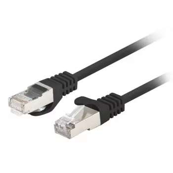 Lanberg PCF6-20CC-0025-BK Cat.6 FTP patchkabel, 0,25 m, Zwart, verpakking van 10
