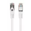 Ethernet-patchkabel LANBERG PCF6-20CC-0100-W Cat6 U/UTP 1 m, CCA-geleider, 250 MHz, wit