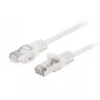 Ethernet-patchkabel LANBERG PCF6-20CC-0100-W Cat6 U/UTP 1 m, CCA-geleider, 250 MHz, wit