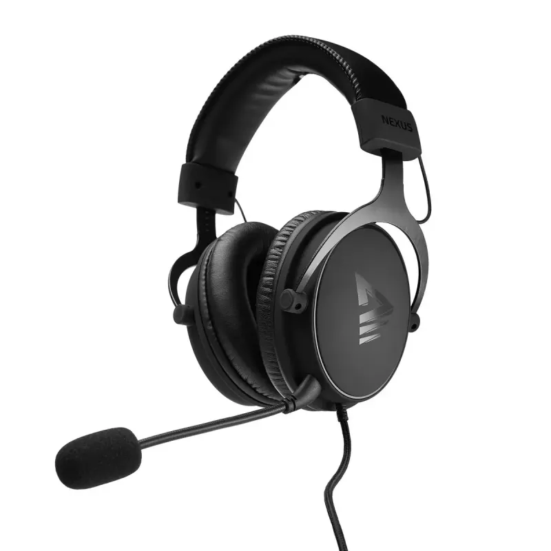 Headset Savio NEXUS bedrade gaming-headset zwart