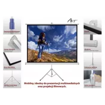 Projectiescherm ART ER T84 4:3