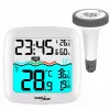 Draadloze zwembadtemperatuursensor GreenBlue GB216 IPX7 waterdicht, model GB216
