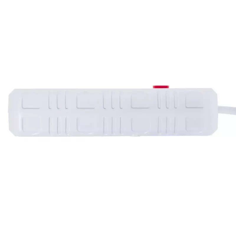 Stekkerdoos MACLEAN MCE393 W — 4 stopcontacten + 3×USB, 110–240V, 2,1A USB, 2500W, 3 m, wit