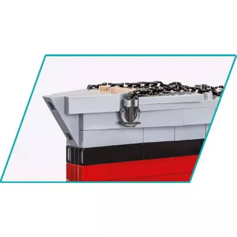 Bouwpakket COBI slagschip Gneisenau 2417 onderdelen