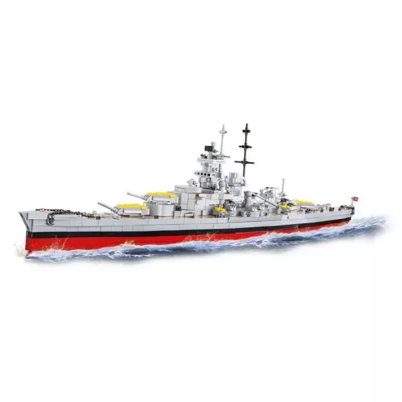 Bouwpakket COBI slagschip Gneisenau 2417 onderdelen