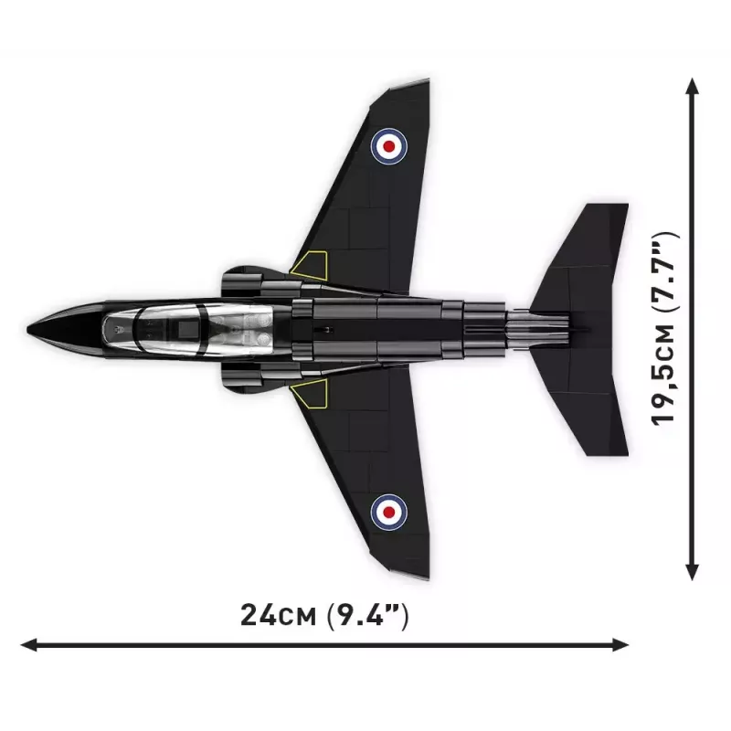 Constructiespeelgoed Cobi BAe Hawk T1 modelbouwpakket 5845 onderdelen van Cobi