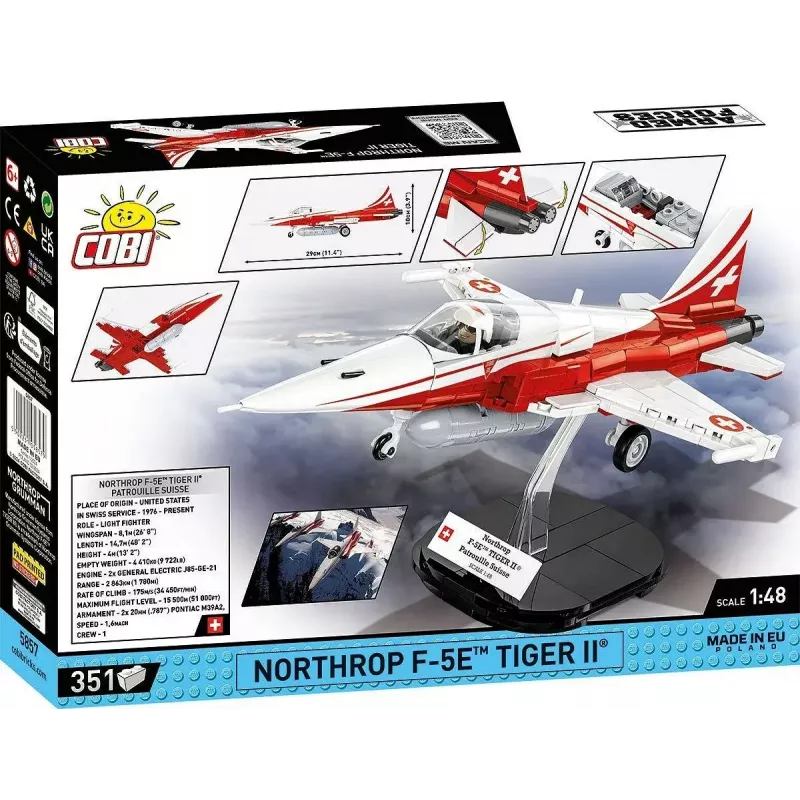 Constructiespeelgoed Cobi Northrop F-5E Tiger II model 5857 bouwsteenset