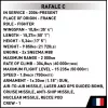 Constructieblokken set Cobi Rafale C 551 onderdelen model COBl-5901
