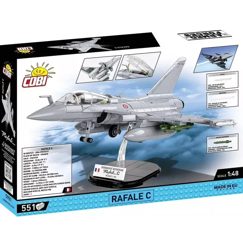 Constructieblokken set Cobi Rafale C 551 onderdelen model COBl-5901