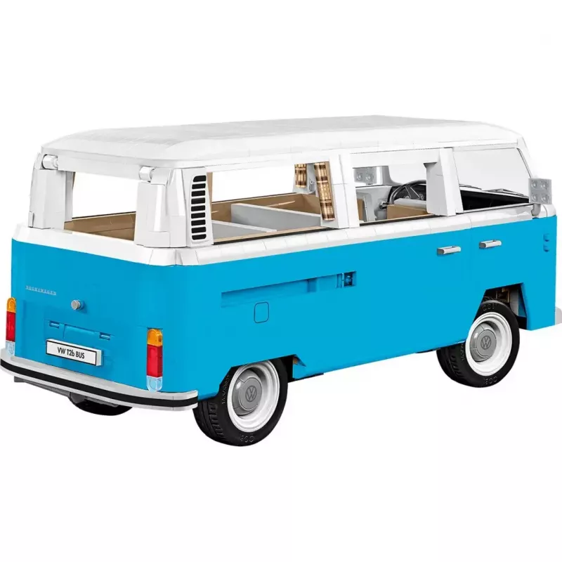 Cobi constructiespeelgoed Volkswagen T2b bus, lichtblauw/wit, schaal 1:12