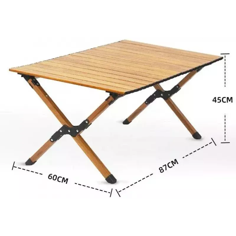 Opvouwbare tafel PROMIS ST90 rolbare, draagbare toeristentafel, verpakking van één stuk