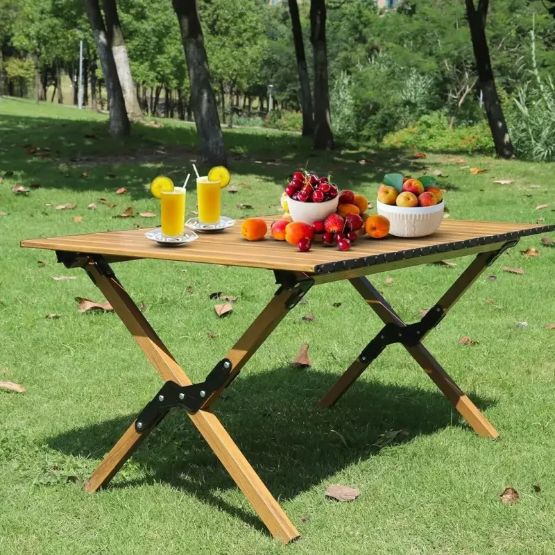 Opvouwbare tafel PROMIS ST90 rolbare, draagbare toeristentafel, verpakking van één stuk