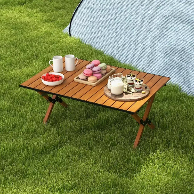 Opvouwbare tafel PROMIS ST90 rolbare, draagbare toeristentafel, verpakking van één stuk