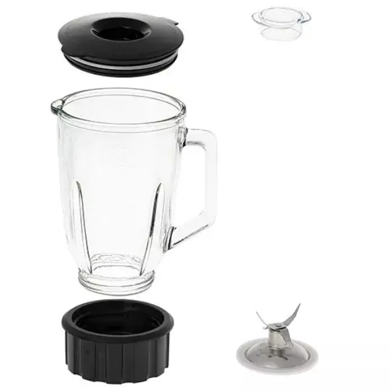 Tafelmixer Adler AD 4078 zwart roestvrij staal transparant