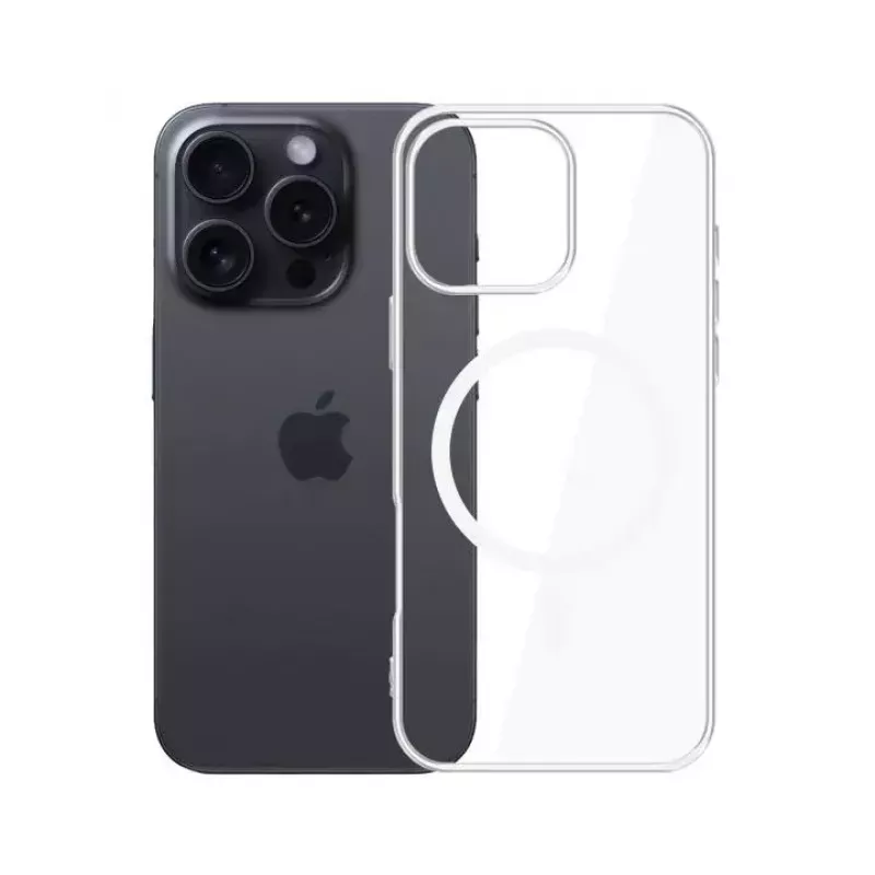 Cover 3MK Clear MagCase voor Apple iPhone 16 Pro transparant
