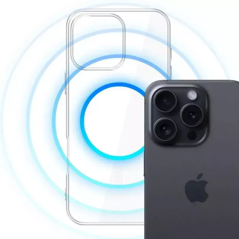 Cover 3MK Clear MagCase voor Apple iPhone 16 Pro transparant