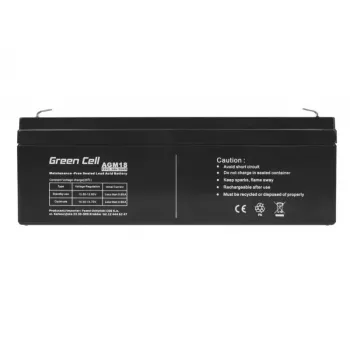 UPS-batterij Green Cell AGM18 12V 2,3Ah
