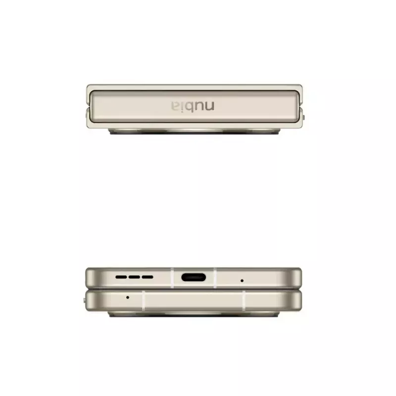 Smartphone NUBIA Flip bundel met hoesje, koptelefoon en koeler (zwart)