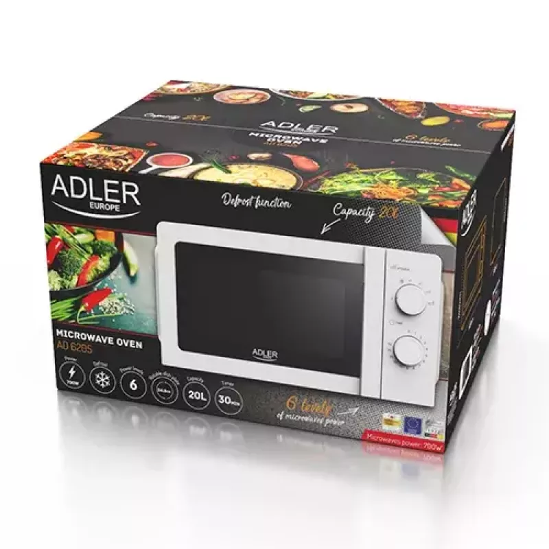 Solo-magnetron Adler AD 6205, 700 W, 20 L