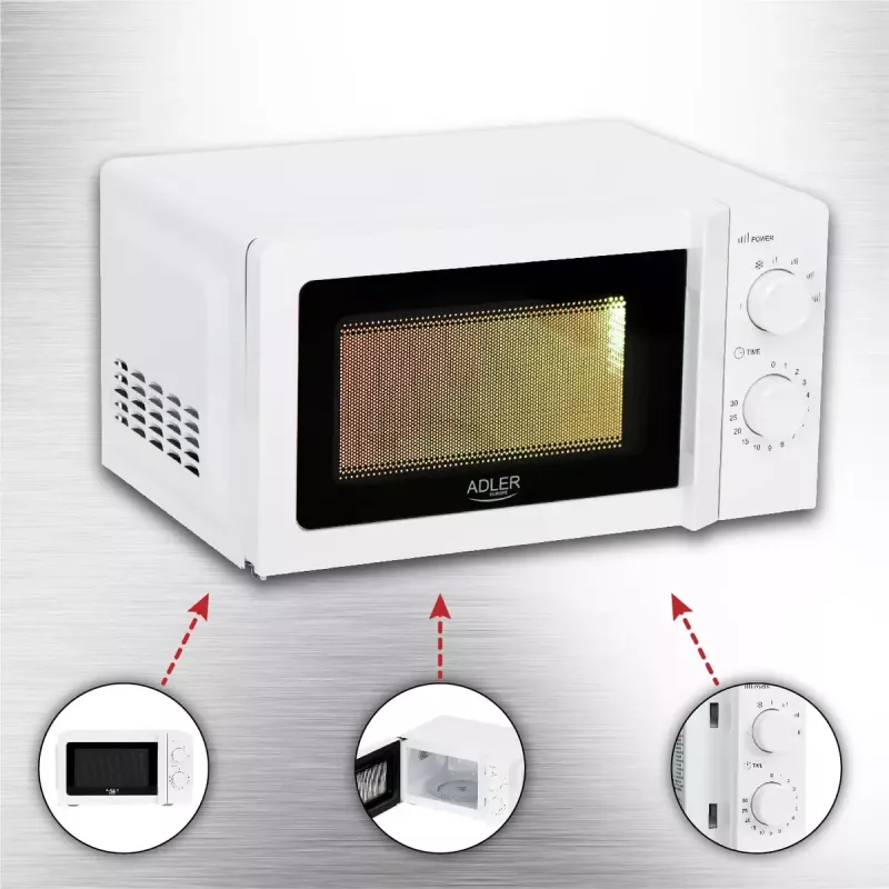 Solo-magnetron Adler AD 6205, 700 W, 20 L