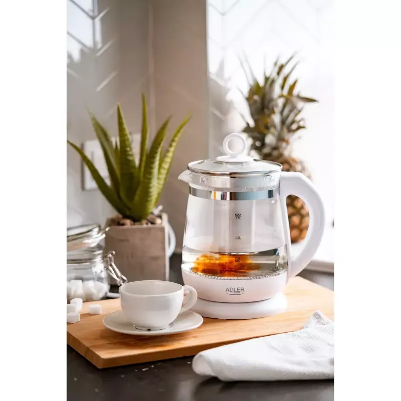 Waterkoker Adler AD 1299 1,5 L 1850 W wit