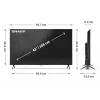 Sharp 43HL4265E TV 109,2 cm (43 inch) 4K Ultra HD Smart TV Wi-Fi Zwart