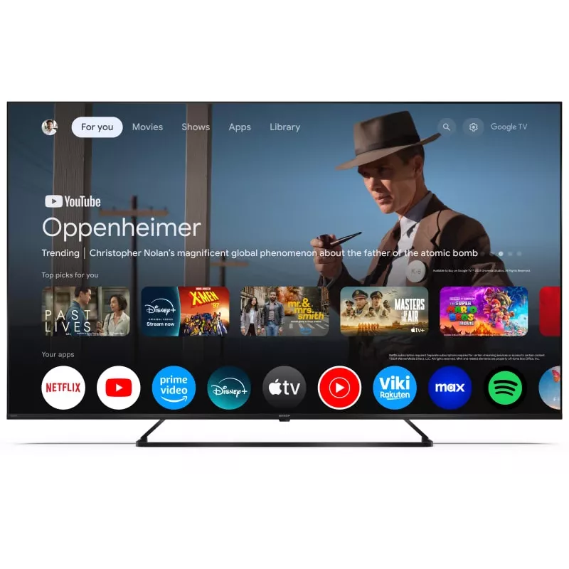Sharp 50HP6265E TV 127 cm (50 inch) 4K Ultra HD Smart-TV Wi-Fi Zwart