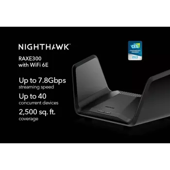 Netgear Nighthawk RAXE300 wlan-router, Wi-Fi 6E, 4-poorts switch