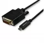 StarTech.com 10ft (3m) USB-C-naar-DVI-kabel – 1080p (Single Link) USB Type-C (DP Alt Mode HBR2) naar DVI-digitaal videoadapterkabel – werkt met Thunderbolt 3 – laptop naar DVI-monitor/display