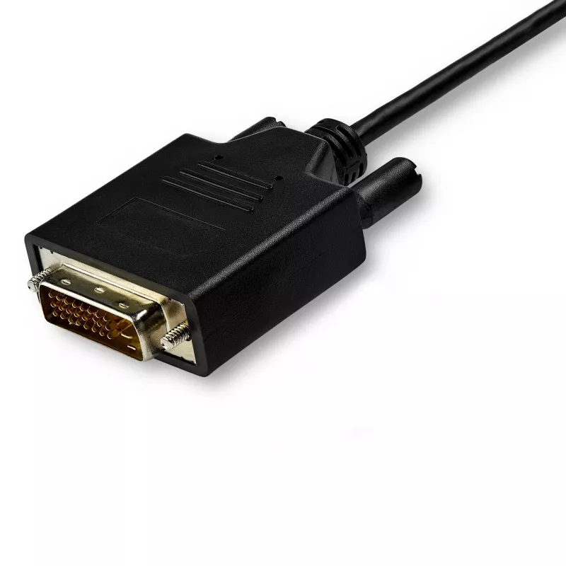 StarTech.com 10ft (3m) USB-C-naar-DVI-kabel – 1080p (Single Link) USB Type-C (DP Alt Mode HBR2) naar DVI-digitaal videoadapterkabel – werkt met Thunderbolt 3 – laptop naar DVI-monitor/display