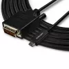StarTech.com 10ft (3m) USB-C-naar-DVI-kabel – 1080p (Single Link) USB Type-C (DP Alt Mode HBR2) naar DVI-digitaal videoadapterkabel – werkt met Thunderbolt 3 – laptop naar DVI-monitor/display