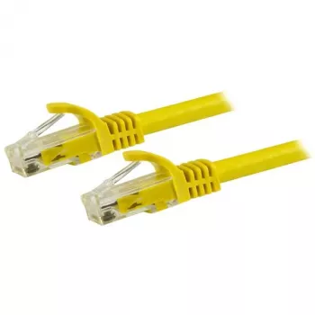 StarTech.com 7,5m CAT6 ethernetkabel - geel CAT 6 Gigabit ethernetkabel - 250MHz 100W PoE RJ45 UTP netwerk-/patchkabel rastongvrij met trekontlasting individueel getest