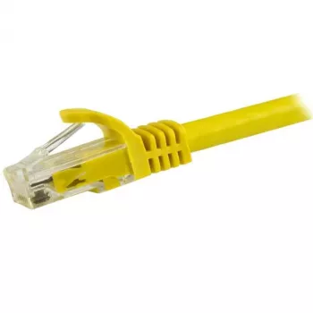 StarTech.com 7,5m CAT6 ethernetkabel - geel CAT 6 Gigabit ethernetkabel - 250MHz 100W PoE RJ45 UTP netwerk-/patchkabel rastongvrij met trekontlasting individueel getest