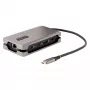 StarTech.com USB-C multiport-adapter, 4K 60Hz HDMI 2.0b, HDR, USB 3.2 Gen 2 10Gbps hub (2xUSB-C, 1xUSB-A), 100W PD Pass-Through, mini travel dock, 12 inch/30cm kabel, laptop dockingstation