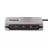 StarTech.com USB-C multiport-adapter, 4K 60Hz HDMI 2.0b, HDR, USB 3.2 Gen 2 10Gbps hub (2xUSB-C, 1xUSB-A), 100W PD Pass-Through, mini travel dock, 12 inch/30cm kabel, laptop dockingstation